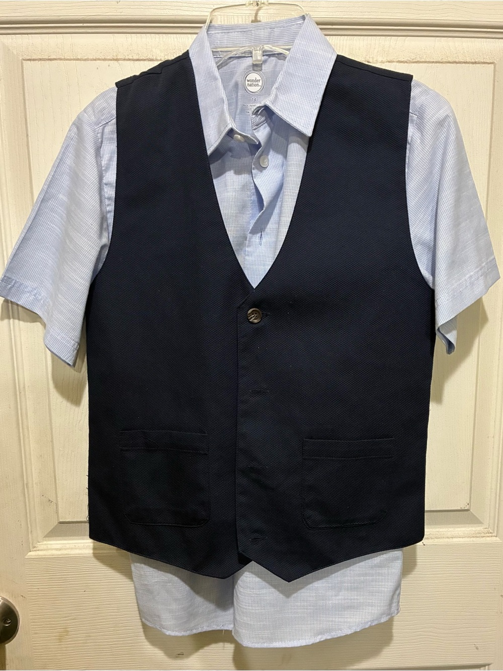 Men's Navy Dress Vest - Unbranded
